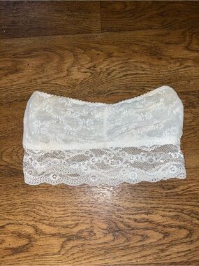 White Lace Bandeau Bralette
